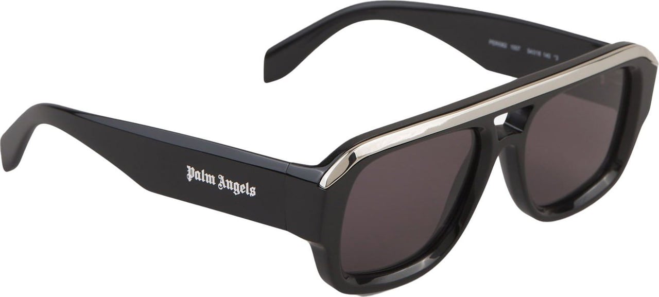 Palm Angels Stockton Rectangular Sunglasses Zwart