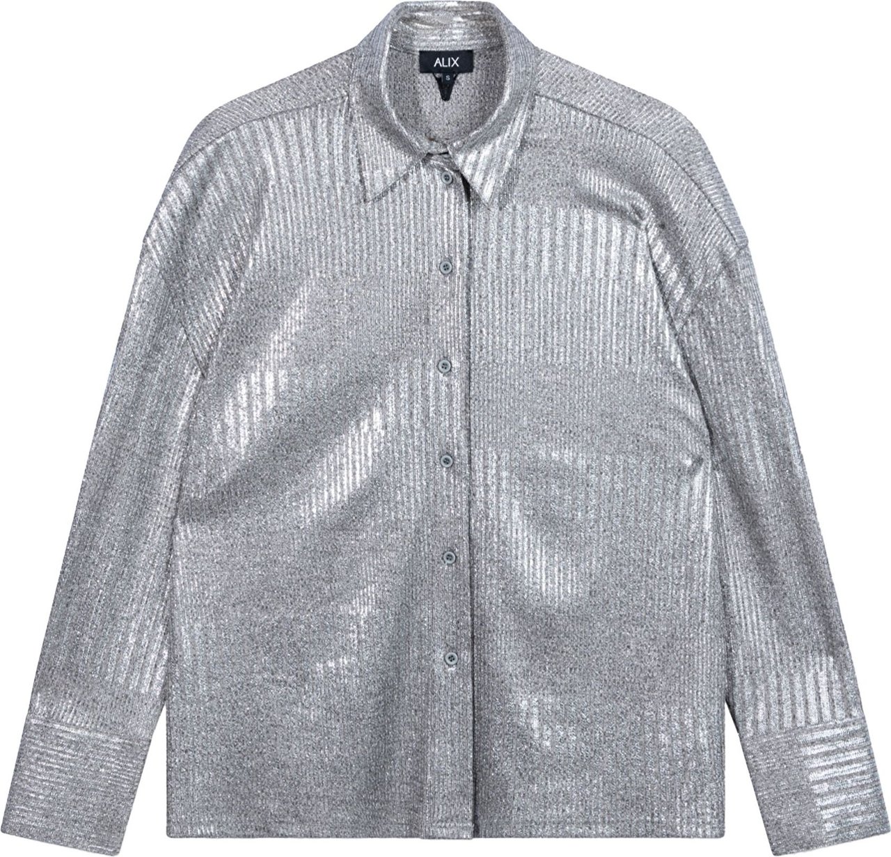 ALIX Foil blouses zilver Zilver