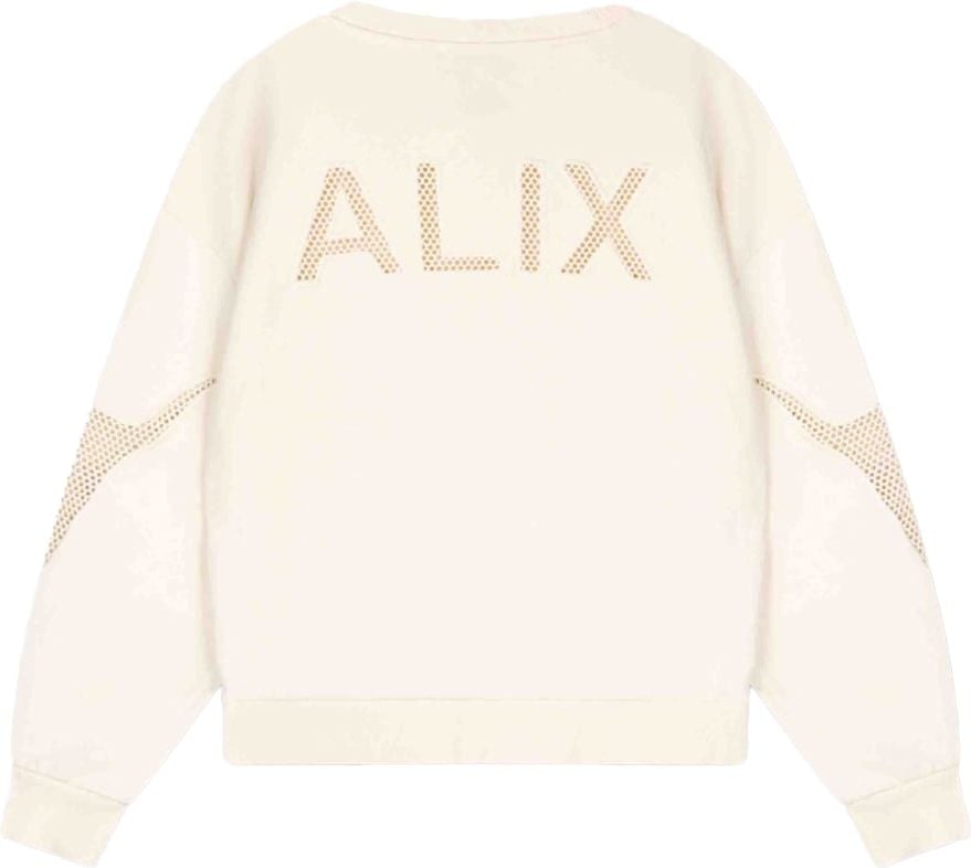 ALIX Sweater oversized cropped Wit