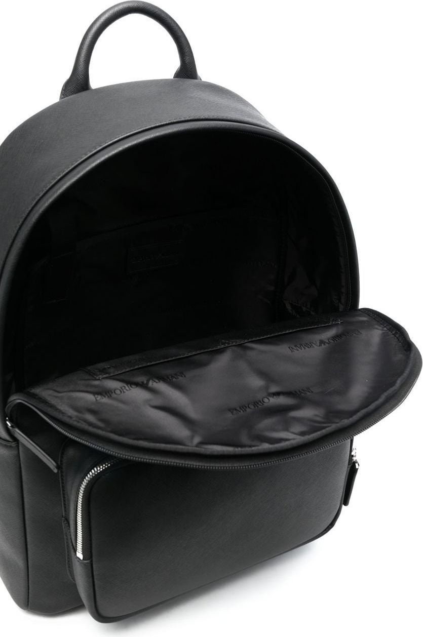 Emporio Armani Black Backpack Black Zwart