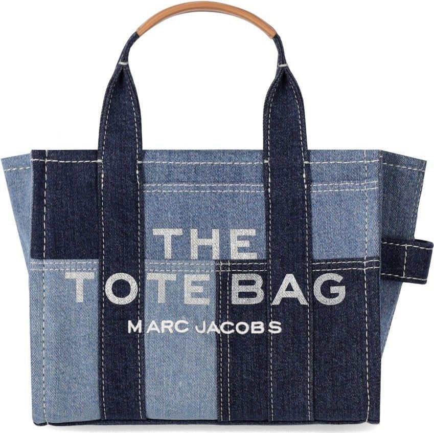 Marc Jacobs The Denim Small Tote Handbag Blue Blauw