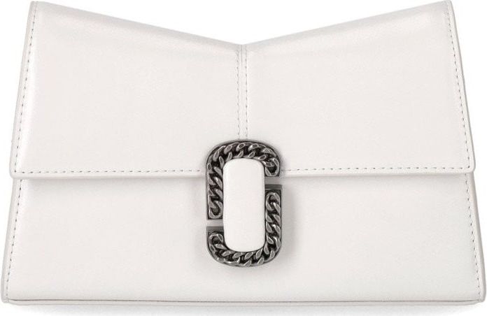 Marc Jacobs The St. Marc White Clutch White Wit