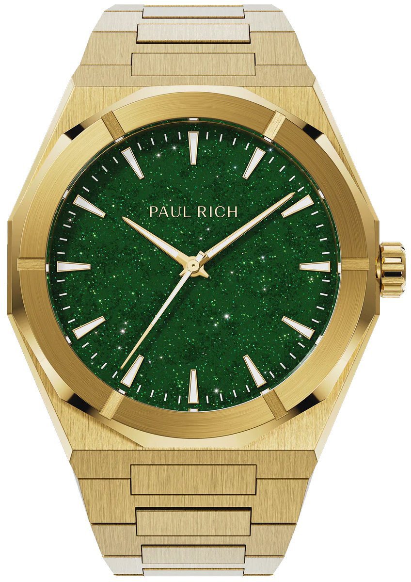 Paul Rich Star Dust II Gold Green SD208 horloge Groen