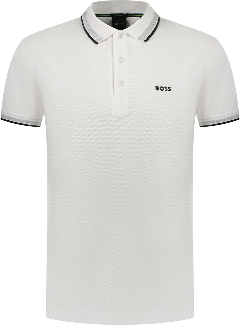 Hugo Boss Boss Polo Wit Wit