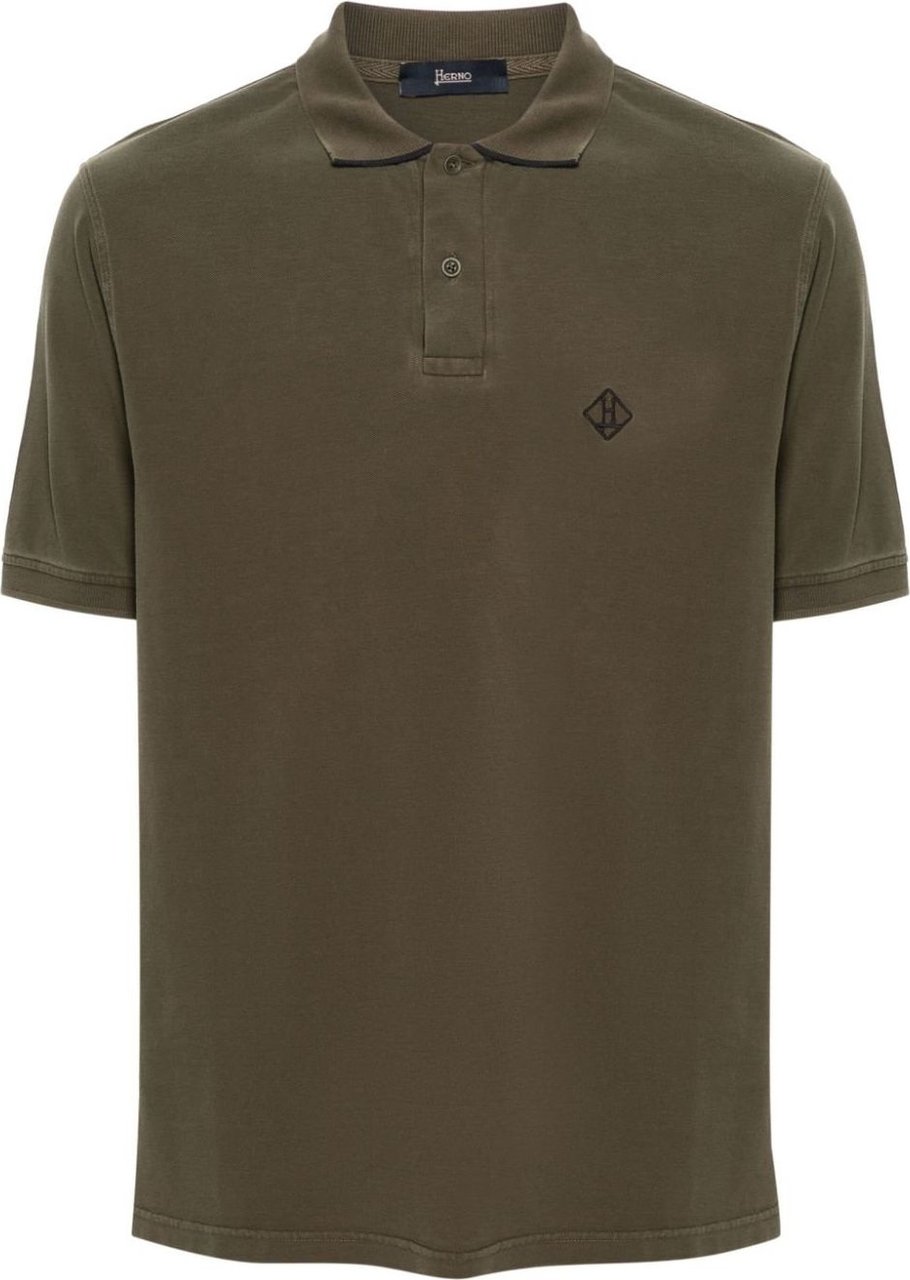 Herno T-shirts And Polos Green Groen