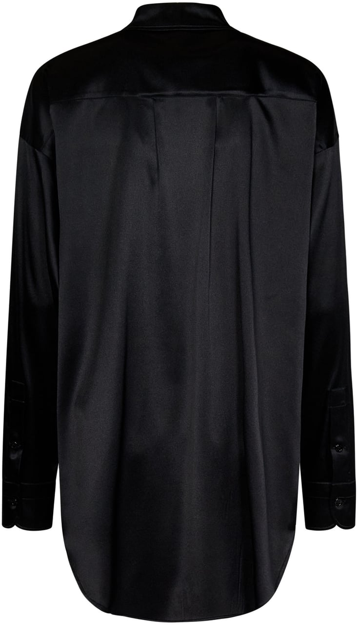 Tom Ford Camicia in Seta Zwart