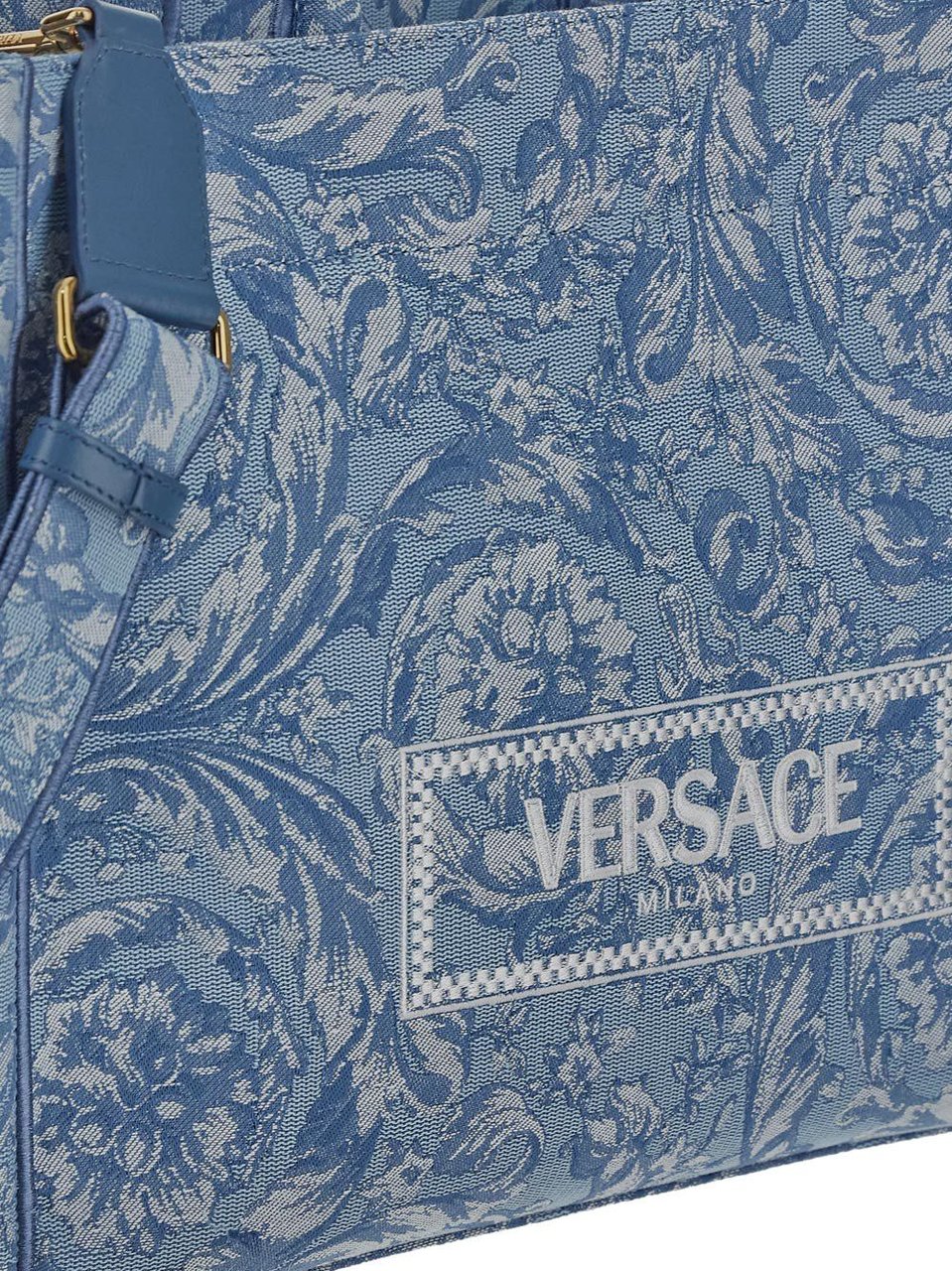 Versace Shopper Athena Barocco Blauw