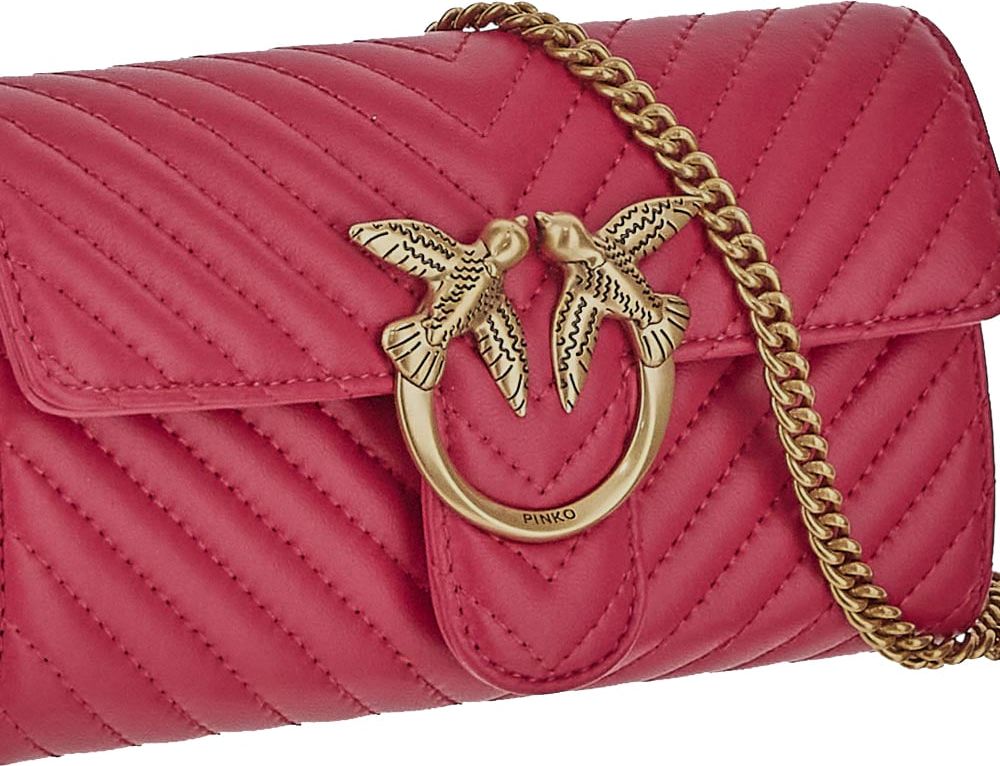Pinko Love Wallet Bag Roze