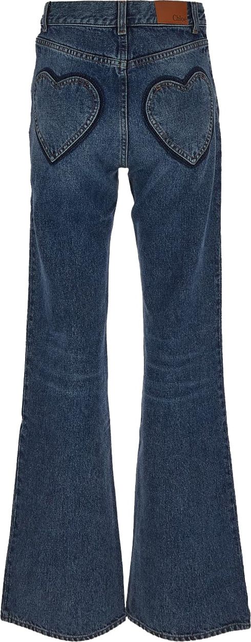 Chloé Cotton Jeans Blauw