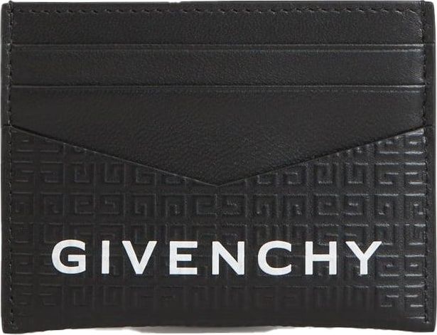 Givenchy Leather Logo Card Holder Zwart