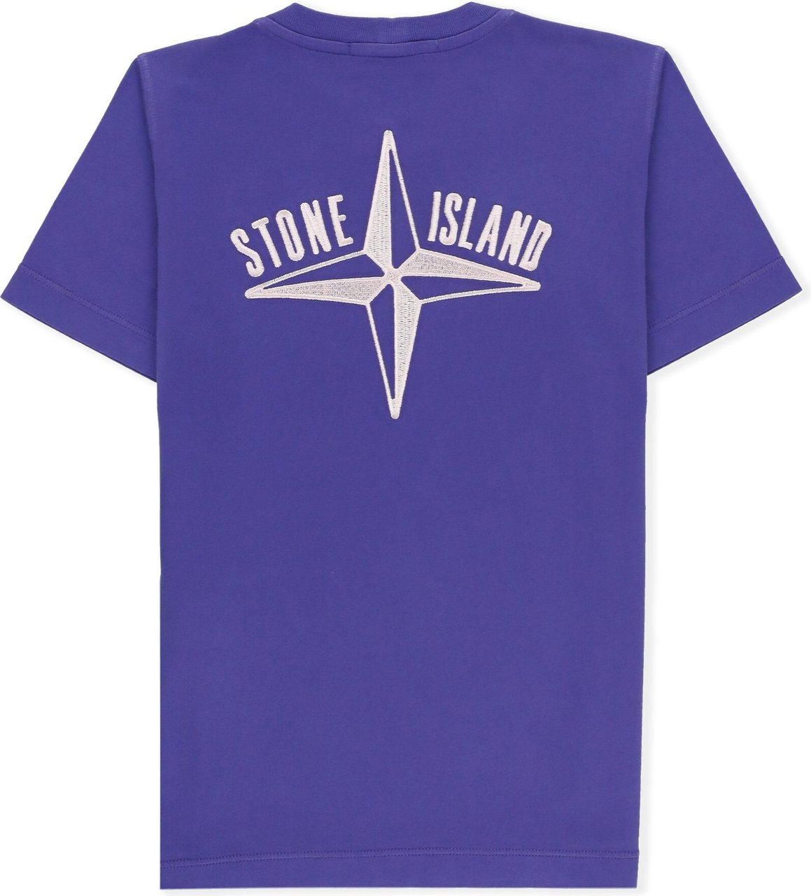 Stone Island Junior T-shirts And Polos Purple Blauw
