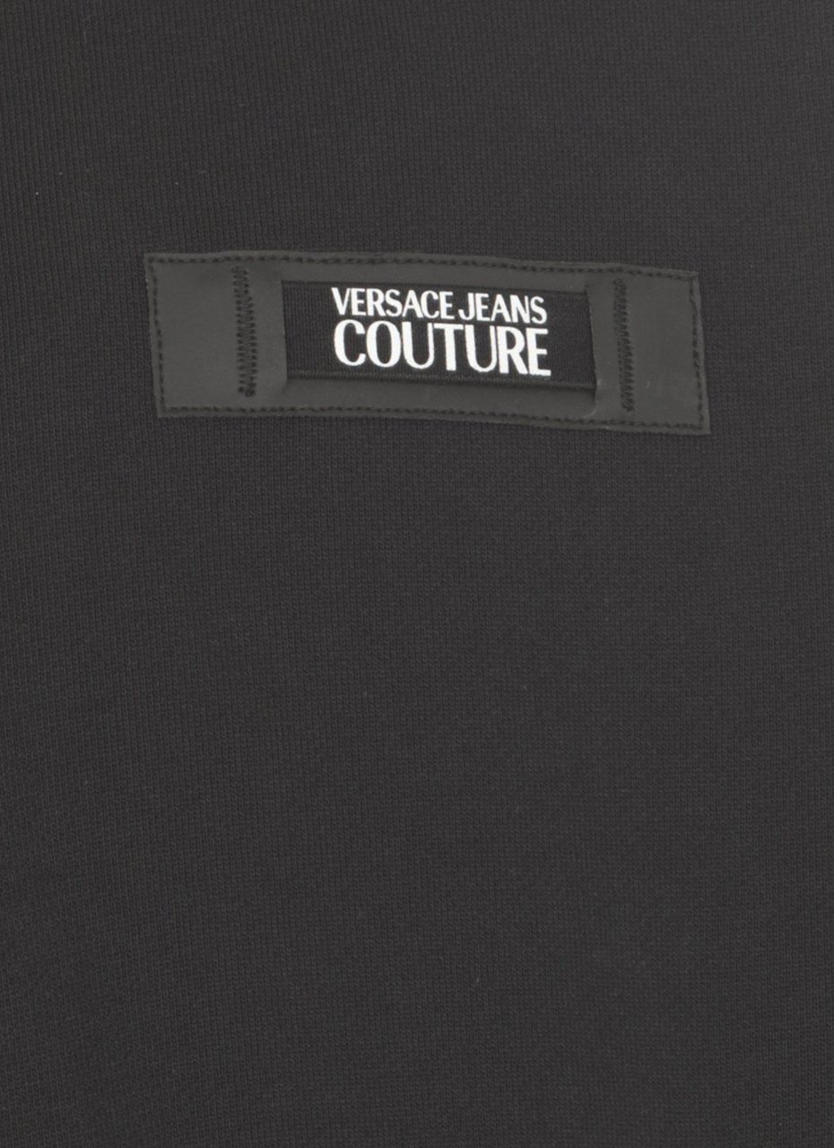 Versace Jeans Couture Sweater Serigrafiche Zwart