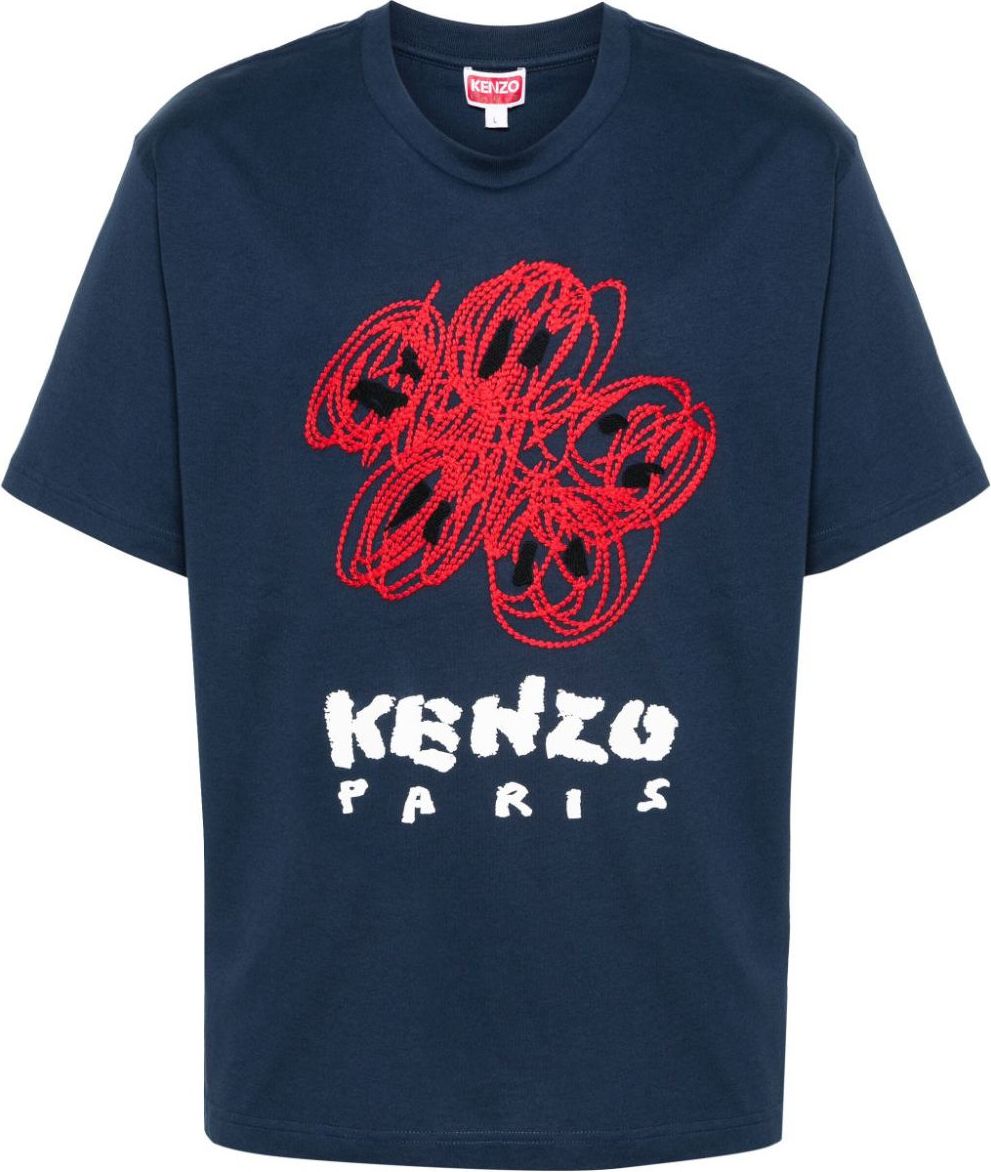 Kenzo T-shirts and Polos Blue Blue Blauw