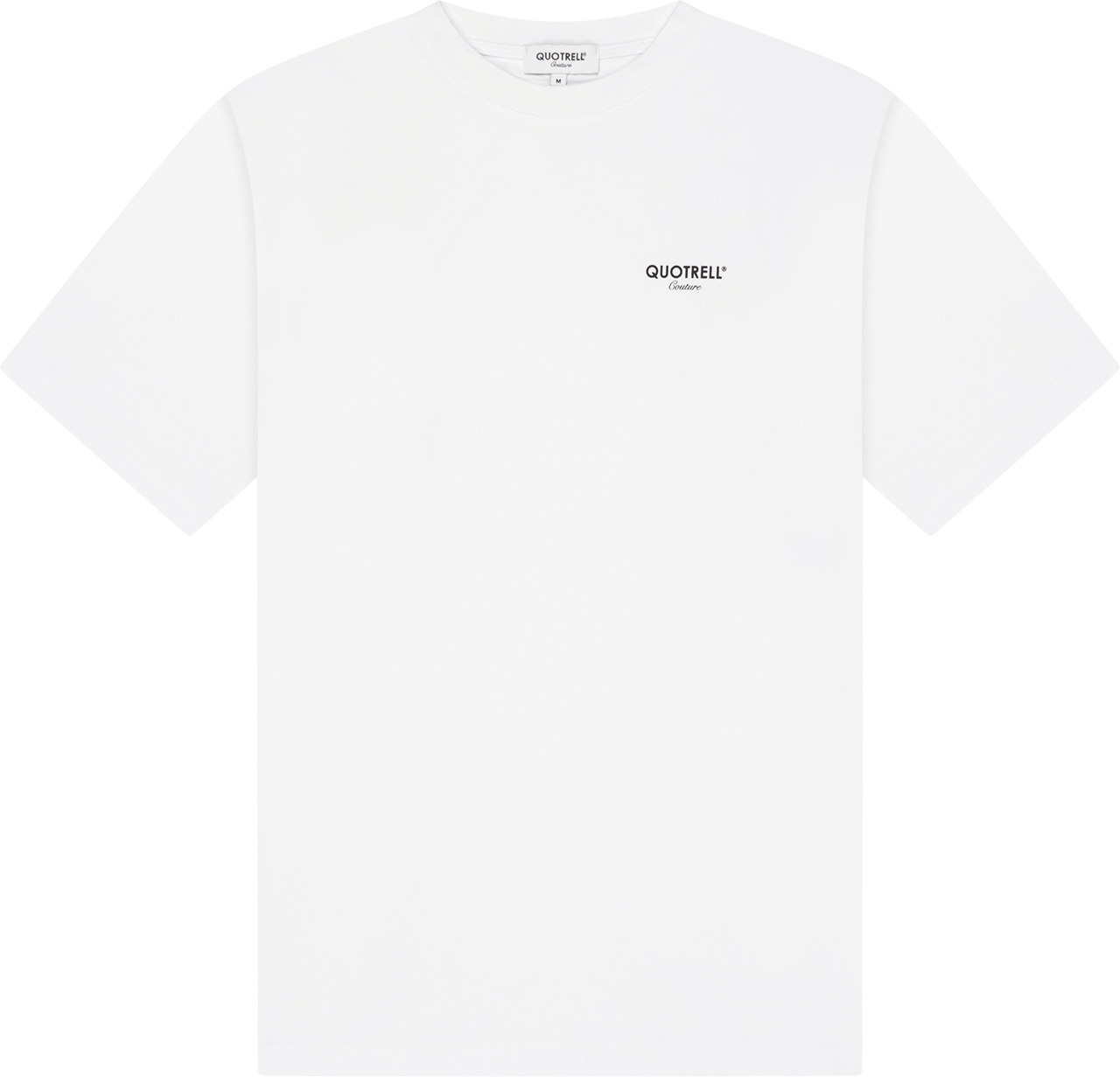 Quotrell Quotrell Couture - Sarasota T-shirt | White/black Wit