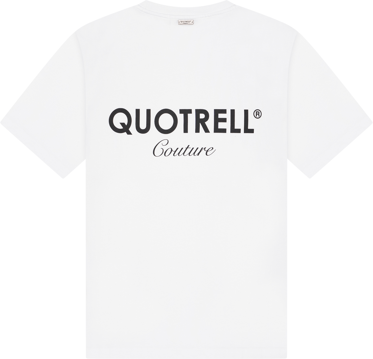 Quotrell Quotrell Couture - Sarasota T-shirt | White/black Wit