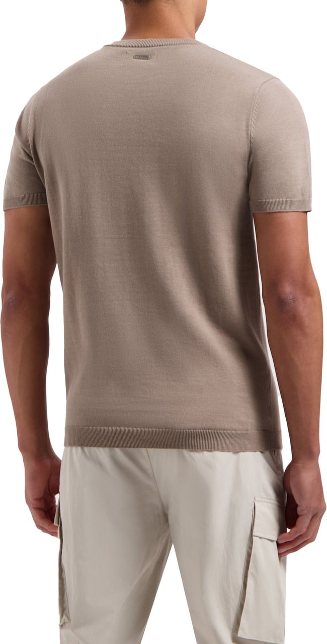 Pure Path Knitwear T-shirt Taupe