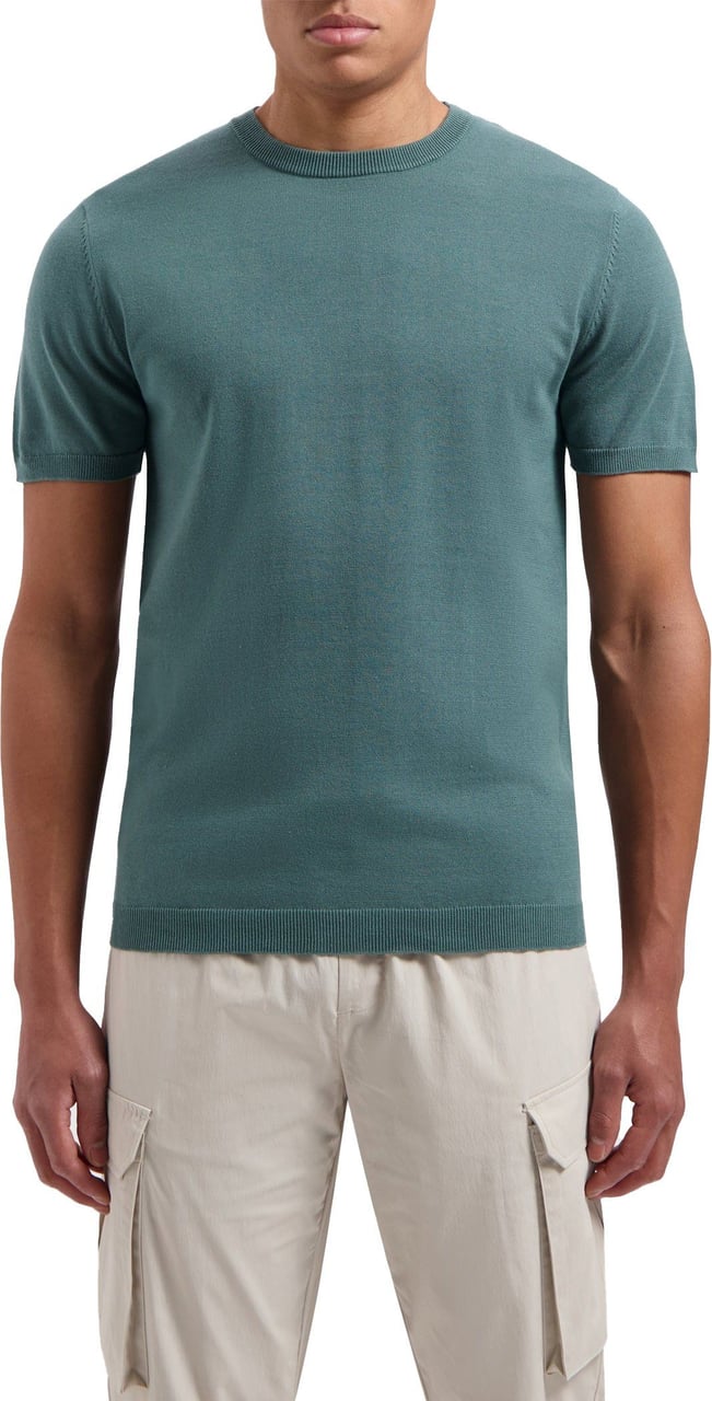 Pure Path Knitwear T-shirt Groen