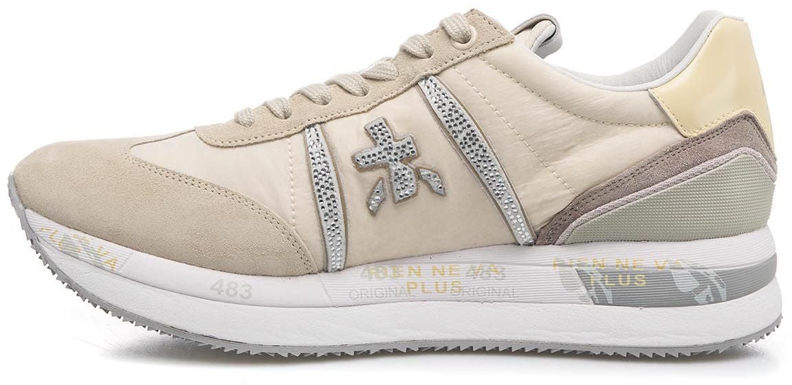 Premiata Dames Conny Sneaker Beige Beige