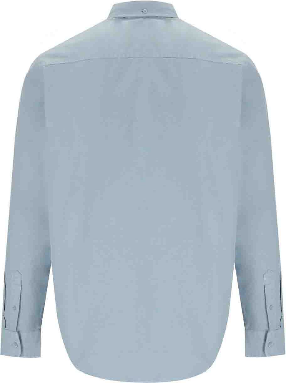 Carhartt Wip L/s Bolton Frosted Blue Shirt Blue Blauw