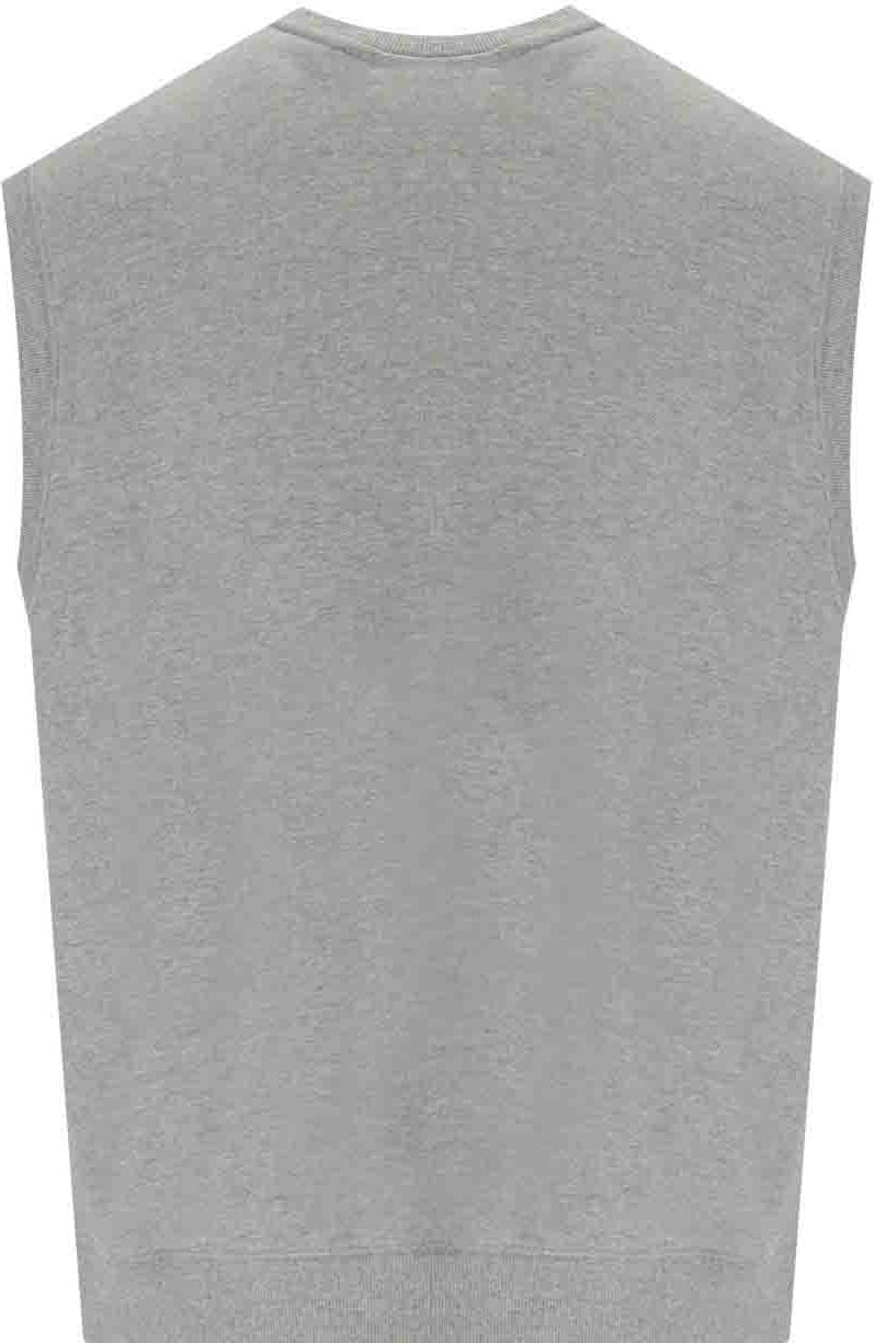 Carhartt Wip Script Grey Vest Gray Grijs