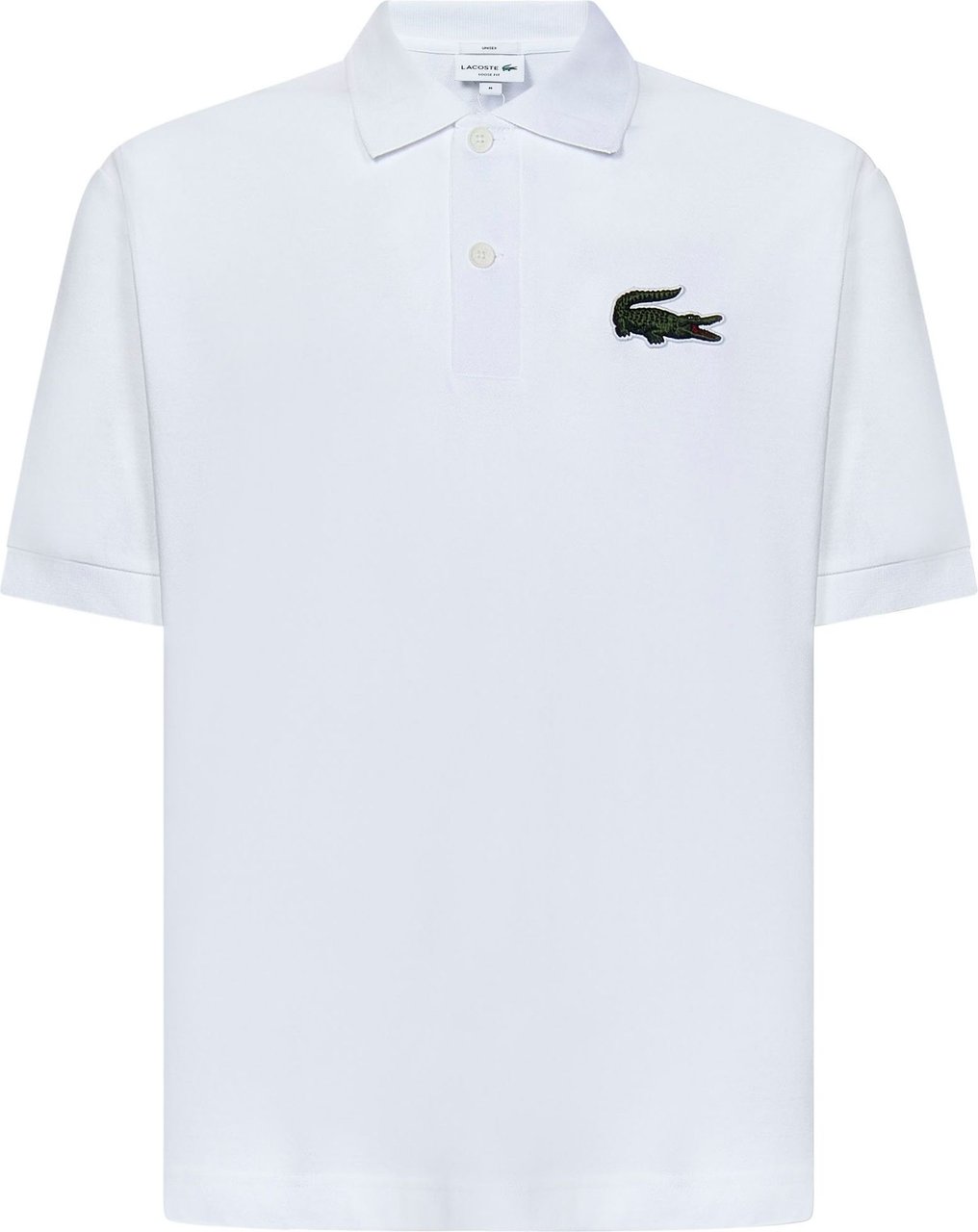 Lacoste Loose Fit Logo Polo Shirt Wit