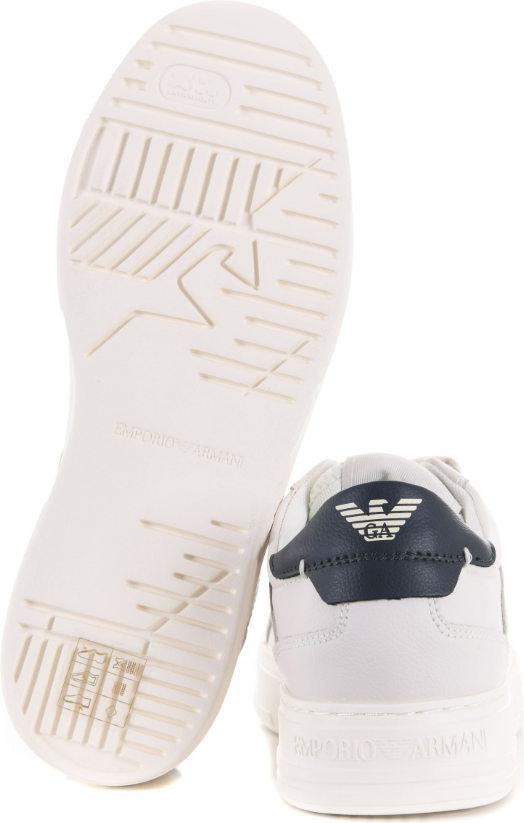 Emporio Armani Sneakers Ivory White Wit