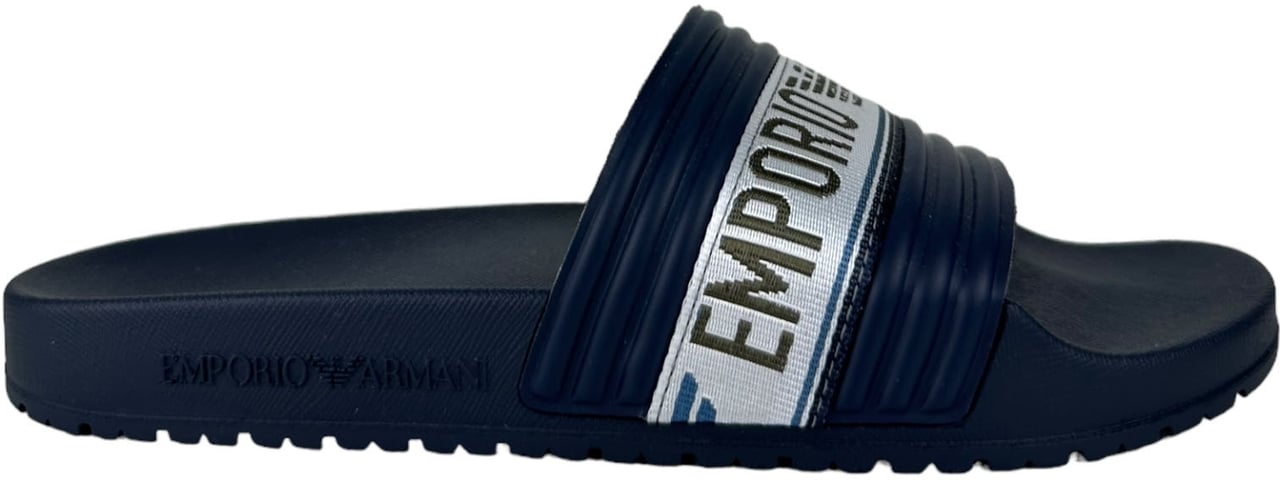 EA7 Emporio Armani Slipper Blauw Blauw