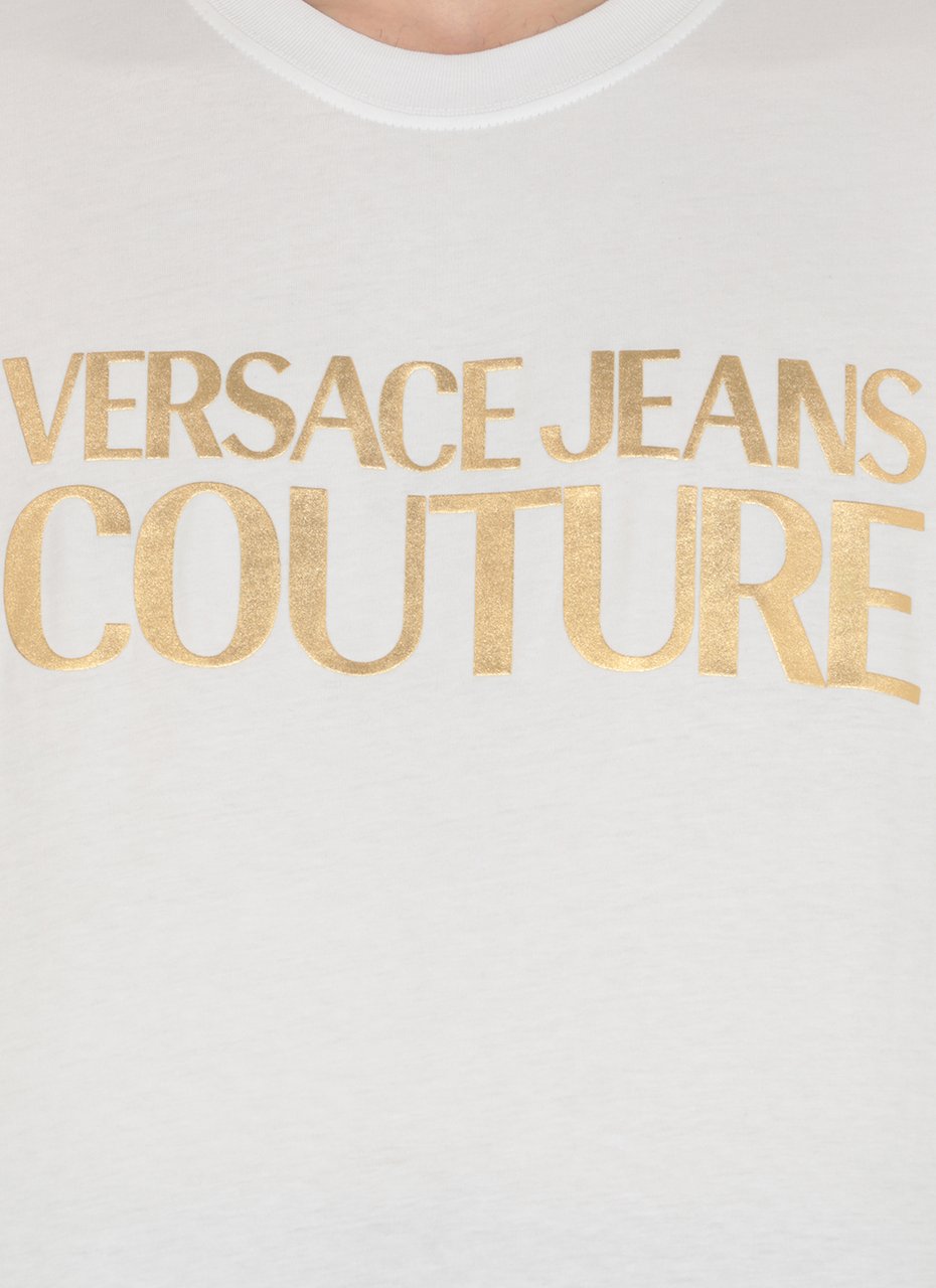 Versace Jeans Couture T-shirts And Polos White Neutraal