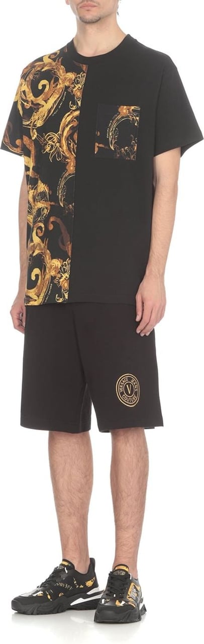 Versace Jeans Couture T-shirts And Polos Black Zwart
