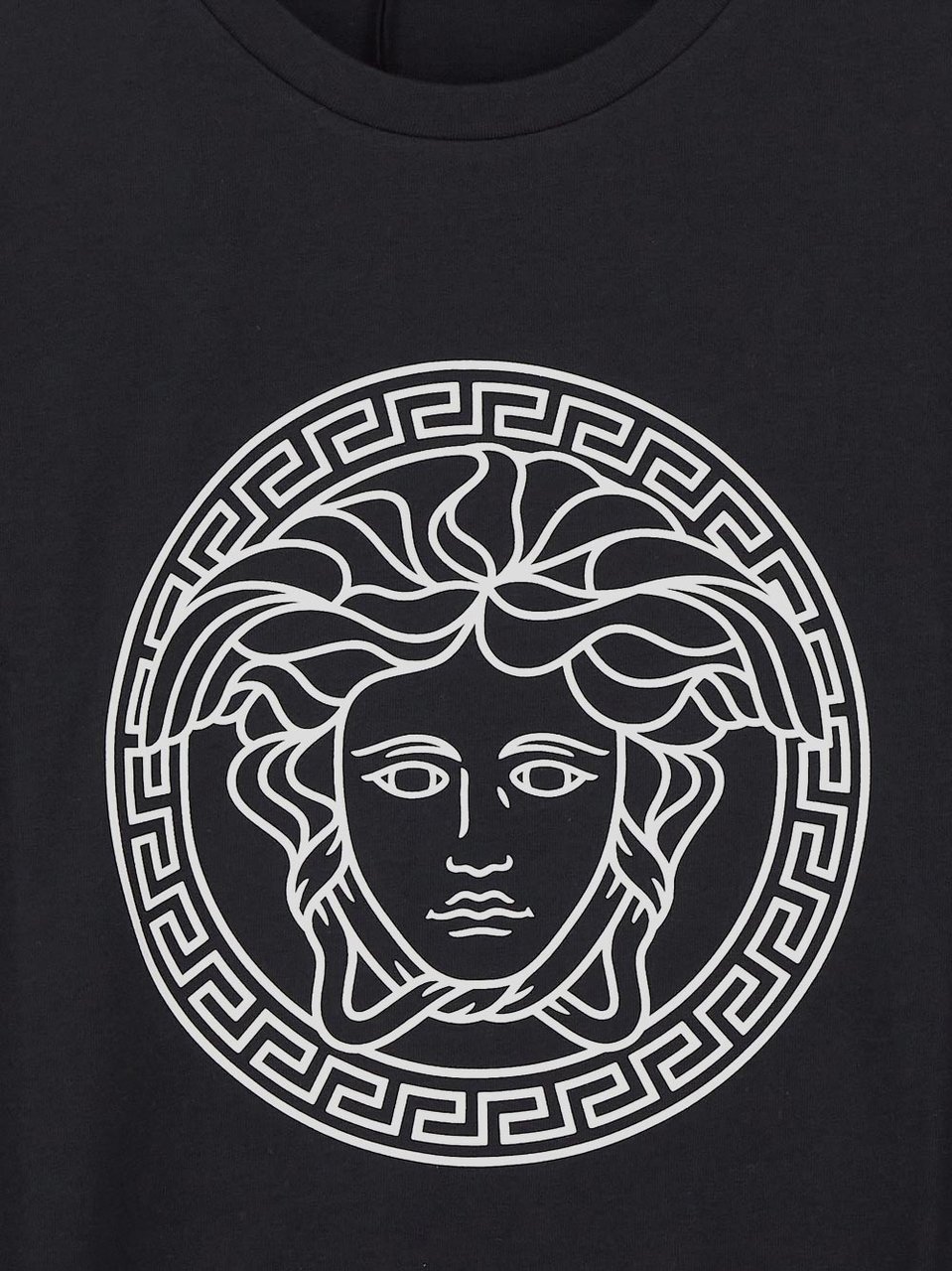 Versace Cotton T-shirt Zwart