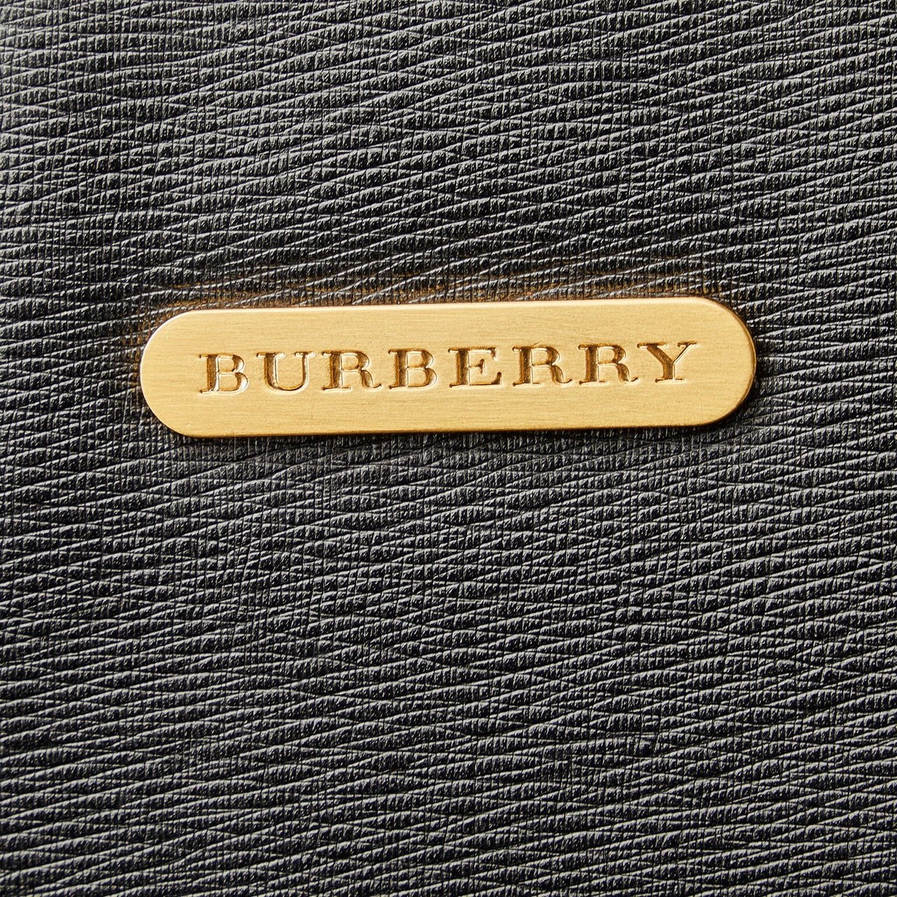 Burberry Leather Shoulder Bag Zwart