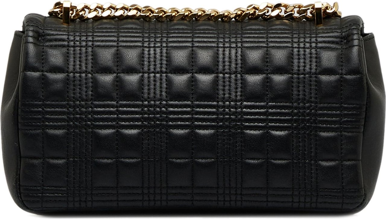 Burberry Small Quilted Lola Crossbody Bag Zwart
