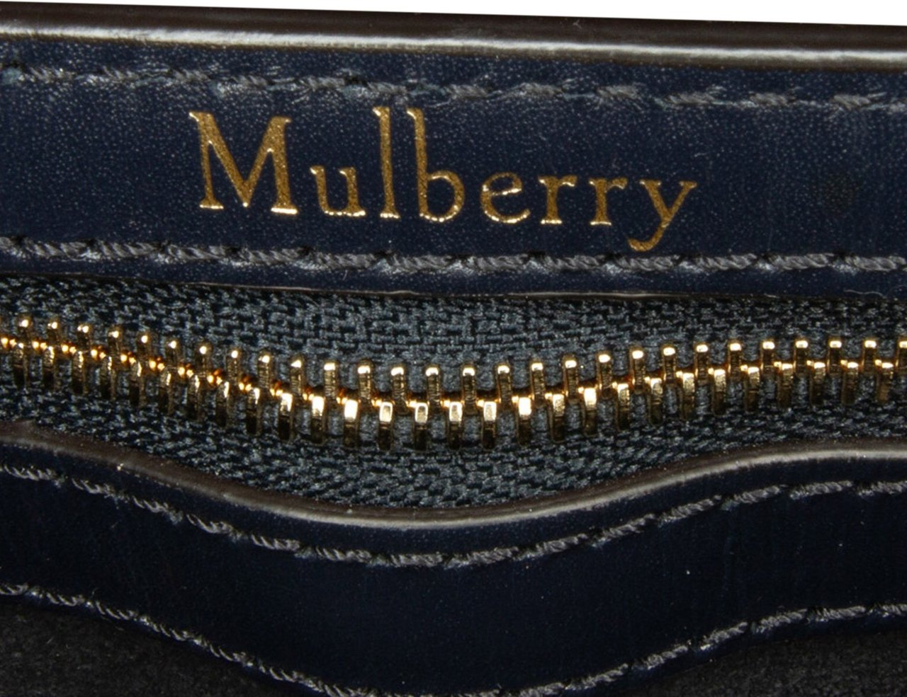 Mulberry Bayswater Tricolor Satchel Blauw