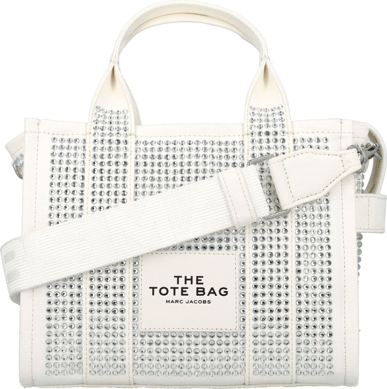 Marc Jacobs THE SMALL TOTE CRYSTAL Wit