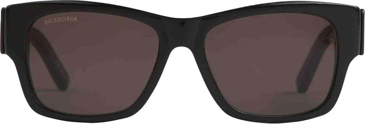 Balenciaga Max Square Rectangular Sunglasses Zwart