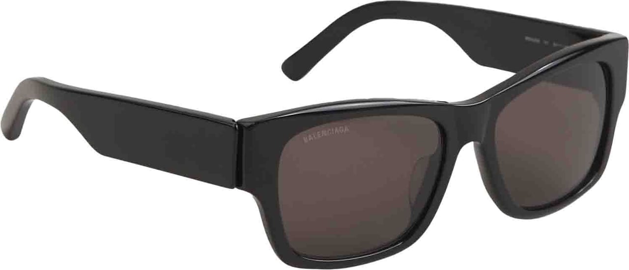 Balenciaga Max Square Rectangular Sunglasses Zwart