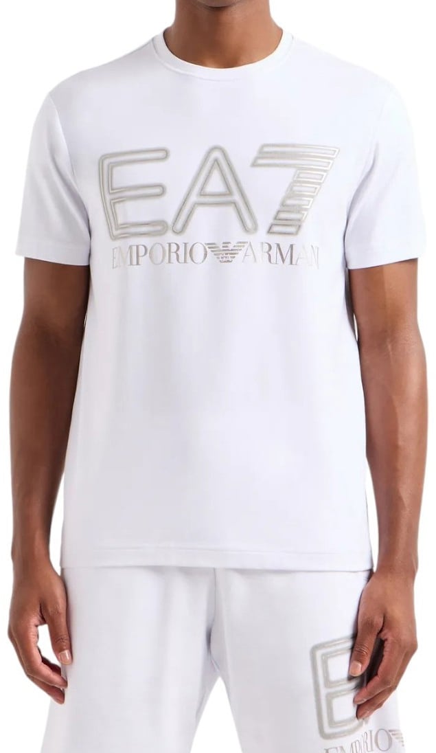 EA7 Jersey T-shirt white Wit