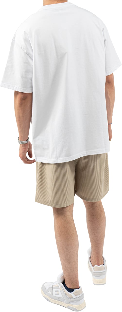 Quotrell Florence T-shirt | White/sand Wit