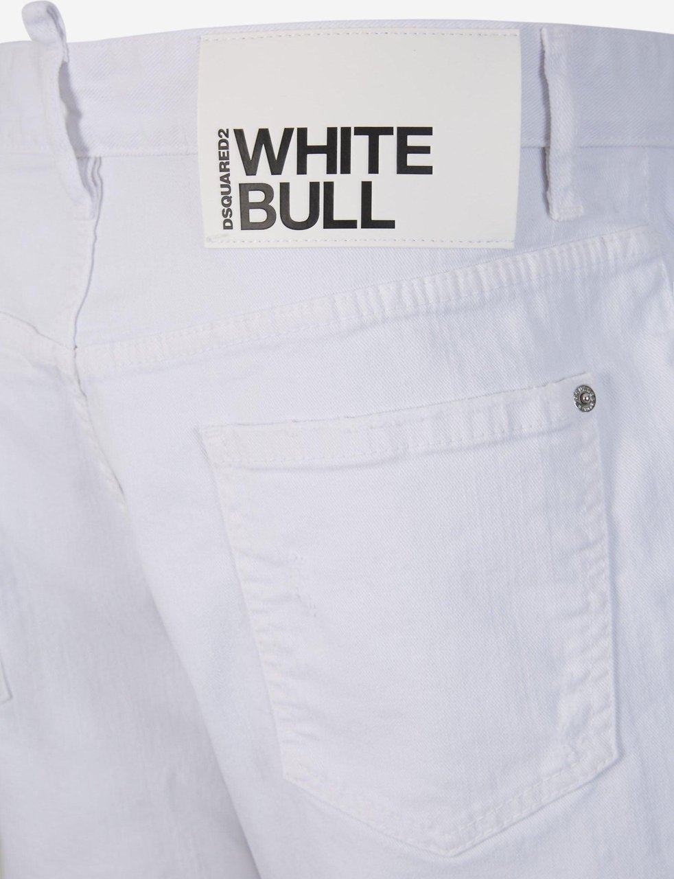 Dsquared2 Bull Marine White Bermuda Shorts White Wit