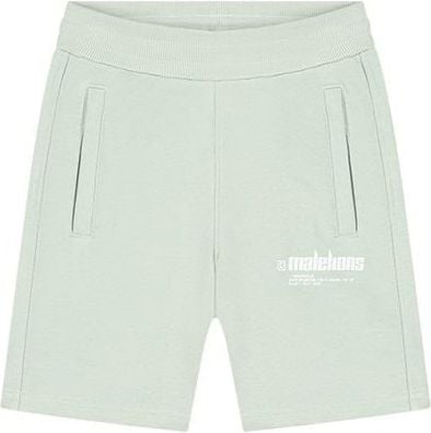 Malelions Malelions Junior Worldwide Shorts - Aqua Grey/Mint Grijs