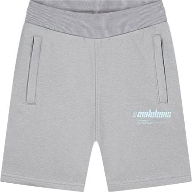 Malelions Malelions Junior Worldwide Shorts - Grey/Light Blue Grijs