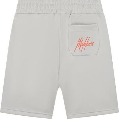 Malelions Malelions Junior Sport Transfer Shorts - Light Grey/Orange Grijs