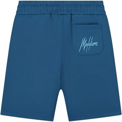 Malelions Malelions Junior Sport Transfer Shorts - Navy/Light Blue Blauw