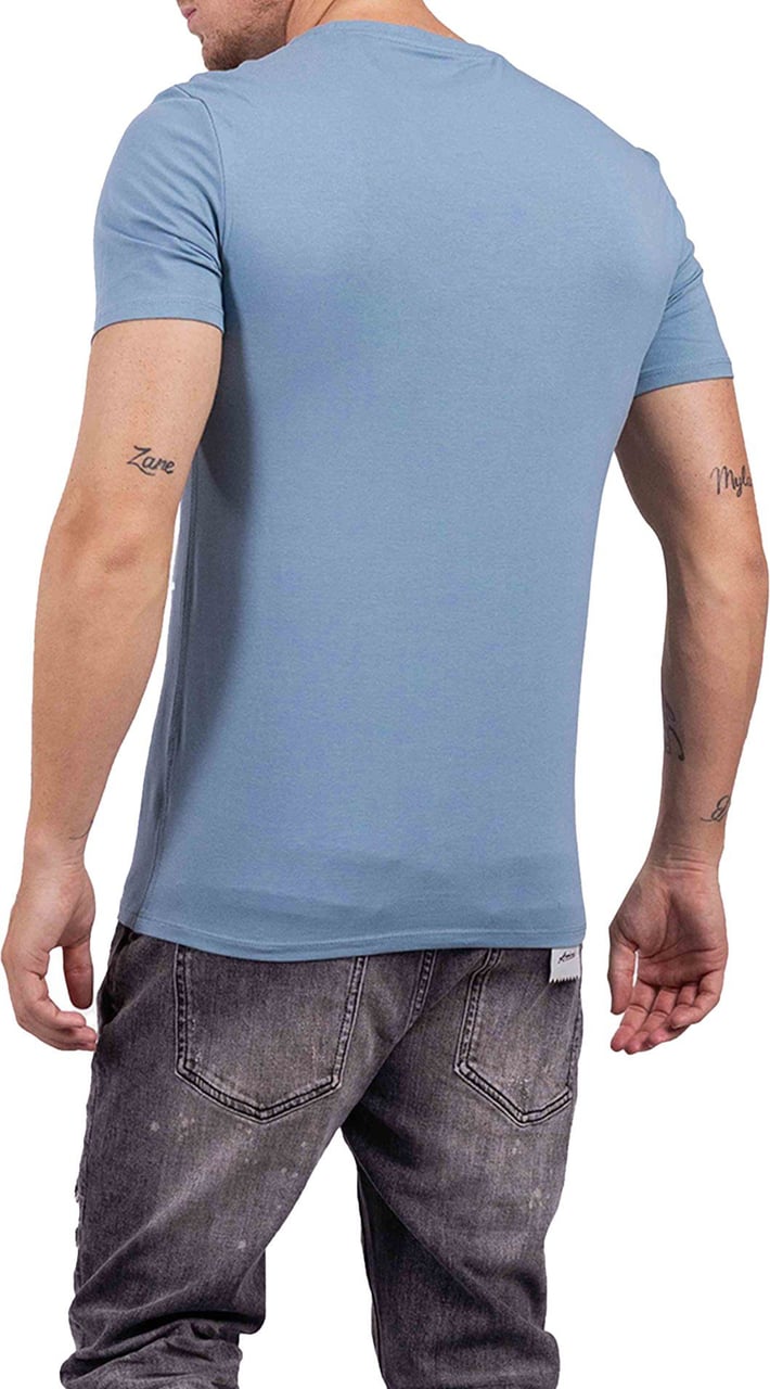 Guess Core T-Shirt Heren Lichtblauw Blauw