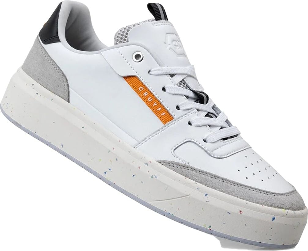 Cruyff Endorsed Tennis Sneakers Heren Wit/Grijs Wit