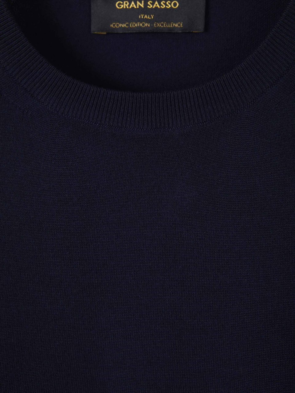Gran Sasso Round Neck Sweater Blauw
