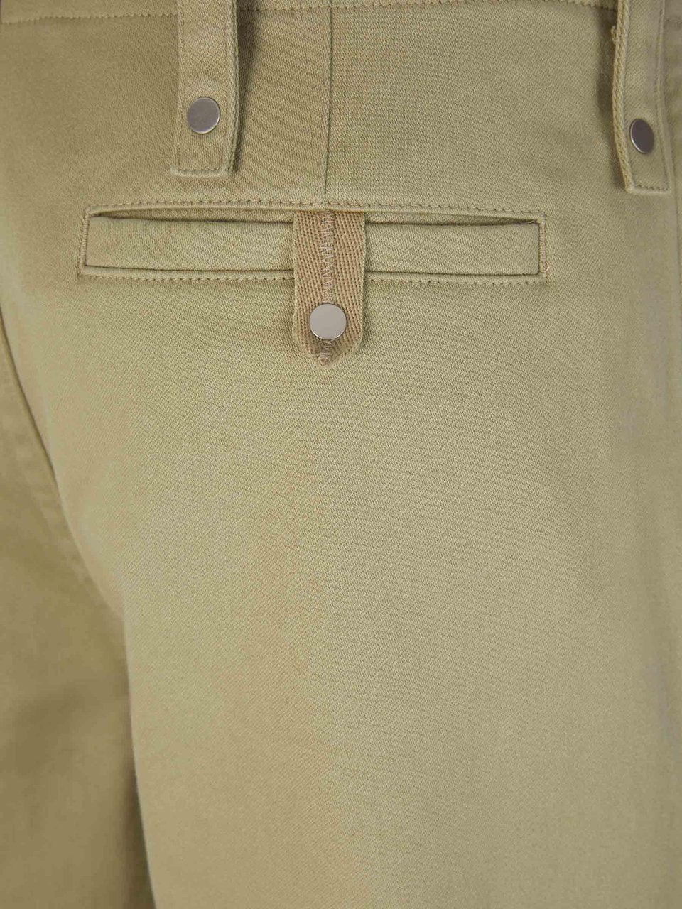 Burberry Burberry Olive green cotton pants Groen