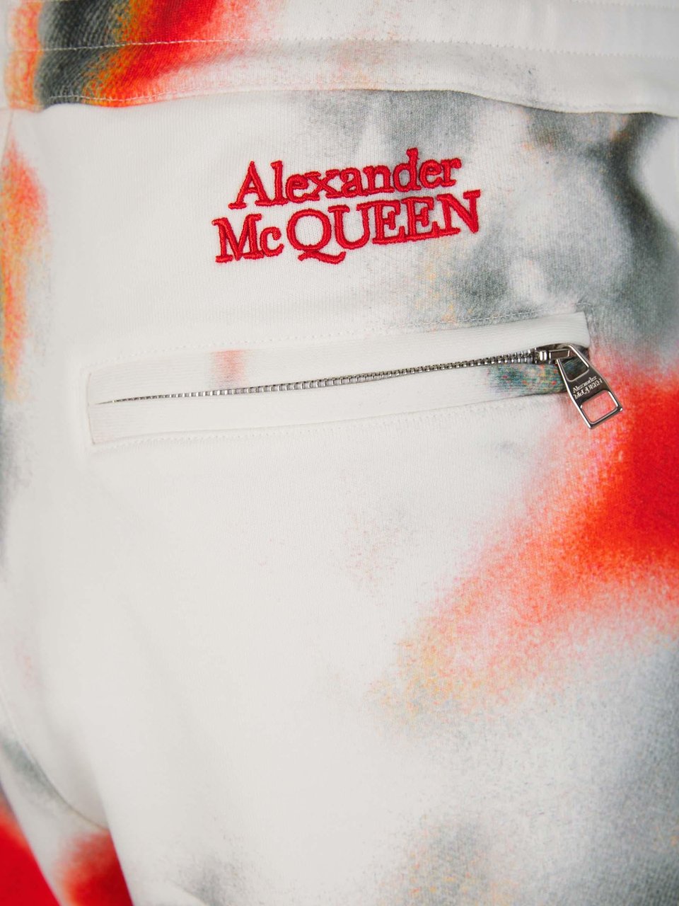Alexander McQueen Printed Cotton Bermuda Shorts Wit