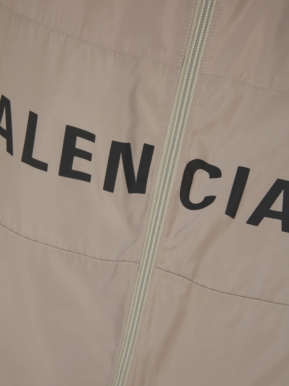 Balenciaga Logo Technical Jacket Taupe