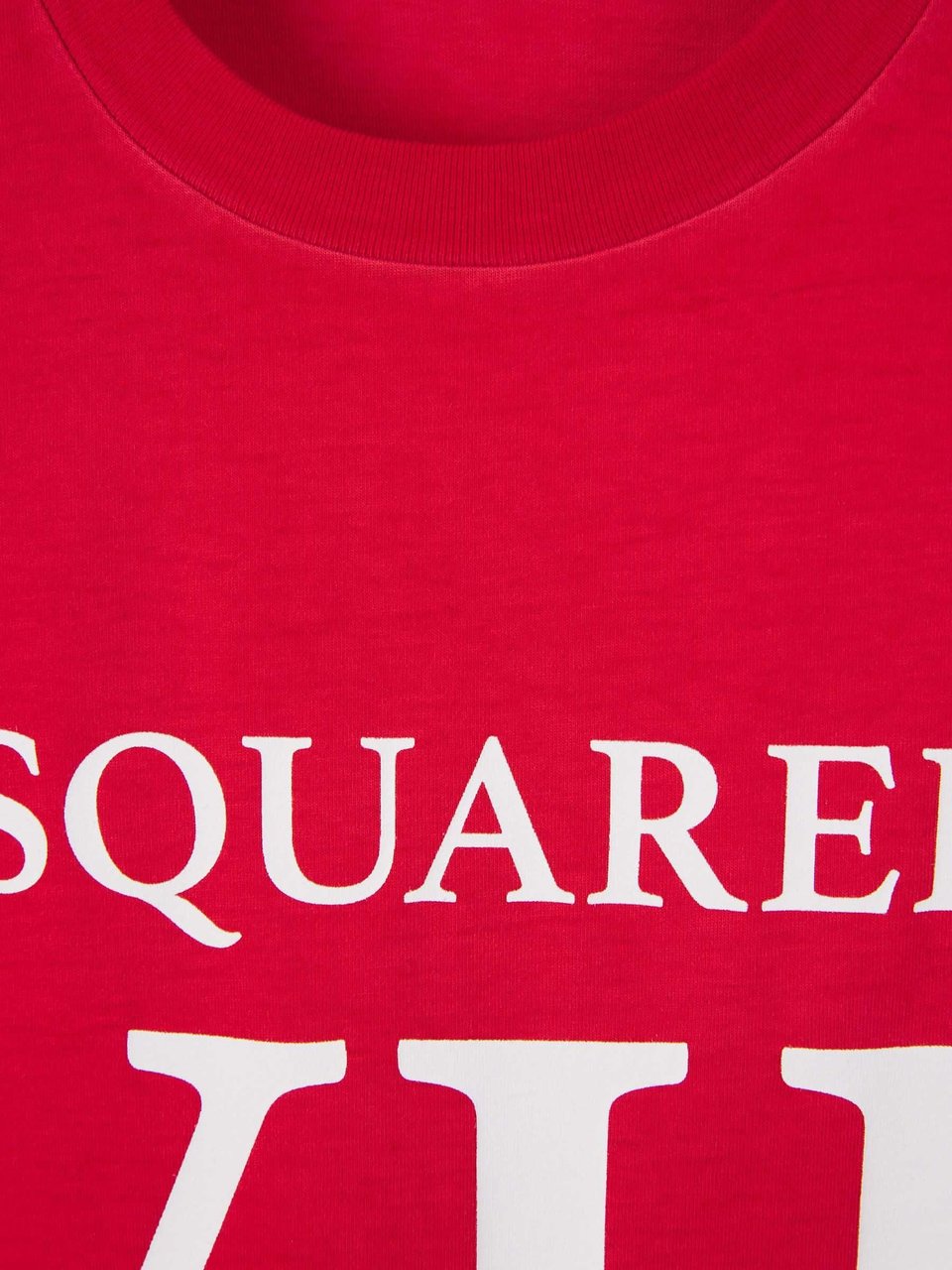 Dsquared2 Printed Cotton T-Shirt Rood